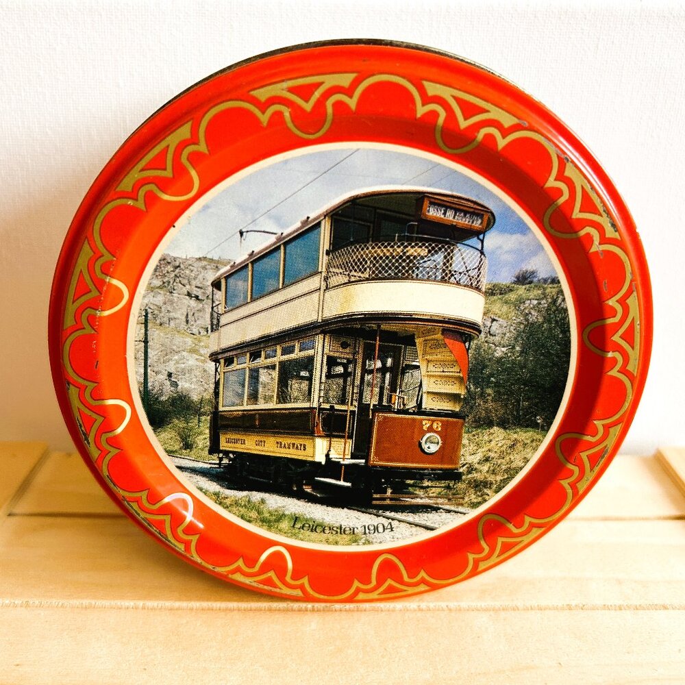 Rowntree Mackintosh Vintage Toffee Tin With Images From the Tramway Museum